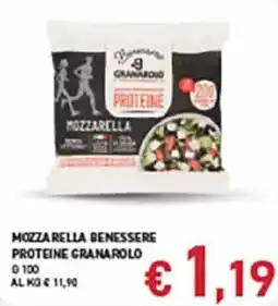 Coal Mozzarella benessere proteine granarolo offerta