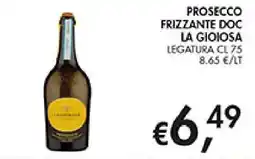 Coal Prosecco frizzante doc la gioiosa offerta