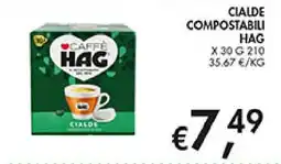 Coal Cialde compostabili Hag offerta