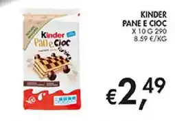 Coal Kinder Pane e Cioc offerta