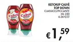 Coal Ketchup Calvé Top Down offerta
