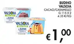 Coal Budino Valsoia Cacao/Caramello offerta