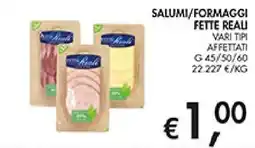 Coal Salumi/Formaggi Fette Reali offerta