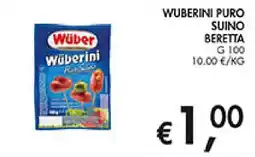 Coal Wüber Wüberini Puro Suino Beretta offerta