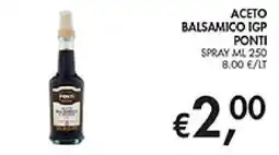 Coal Aceto balsamico IGP Ponti offerta