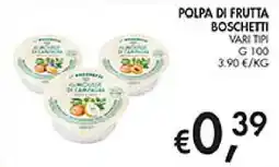 Coal Polpa di frutta Boschetti offerta