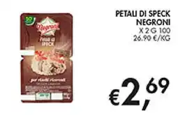 Coal Petal di speck negroni offerta