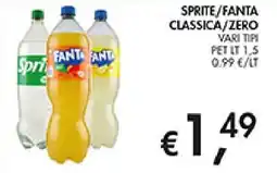 Coal Sprite/Fanta classica/zero offerta