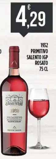Euroesse 1932 Primitivo Salento IGP Rosato offerta