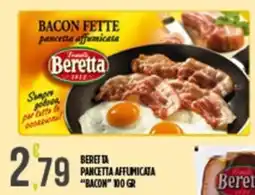 Euroesse Beretta pancetta affumicata bacon offerta