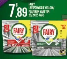 Euroesse Fairy lavastoviglie yellow/platinum offerta