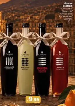 Ipercoop Radenza Liquore Ciomod Cioccolato/ Pistacchio/ Cioccolato e Peperoncino/ Cannella offerta