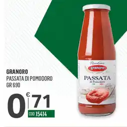 Tutto Risparmio Cash&Carry Granoro Passata di Pomodoro offerta