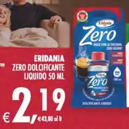 Deco Superstore Eridania zero dolcificante liquido offerta
