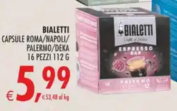 Deco Superstore Bialetti capsule Roma/Napoli/Palermo/Deka offerta