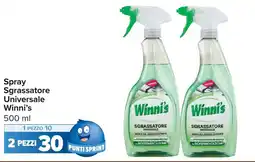 Carrefour Spray Sgrassatore Universale Winni's offerta