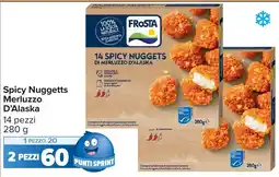 Carrefour Spicy Nuggets Merluzzo D'Alaska offerta