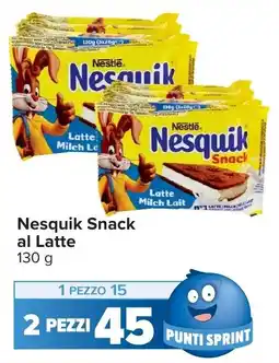 Carrefour Nesquik Snack al Latte offerta