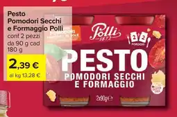 Carrefour Pesto Pomodori Secchi e Formaggio Polli offerta