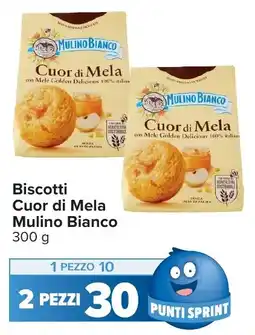 Carrefour Biscotti Cuor di Mela Mulino Bianco offerta
