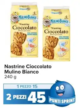 Carrefour Nastrine Cioccolato Mulino Bianco offerta