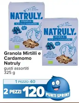 Carrefour Granola Mirtilli e Cardamomo Natruly offerta