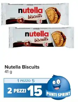 Carrefour Nutella Biscuits offerta