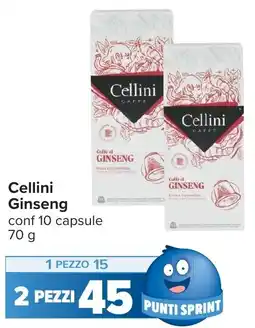 Carrefour Cellini Ginseng offerta