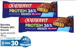 Carrefour Barretta Protein 26% Enervit offerta