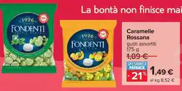 Carrefour Caramelle Rossana gusti assortiti offerta