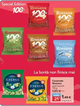 Carrefour Caramelle Rossana offerta
