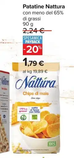 Carrefour Patatine Nattura offerta