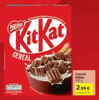 Carrefour Cereali KitKat offerta