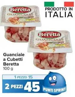 Carrefour Guanciale a Cubetti Beretta offerta