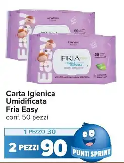 Carrefour Carta Igienica Umidificata Fria Easy offerta