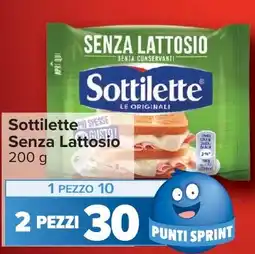 Carrefour Sottilette Senza Lattosio offerta