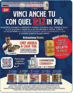 Carrefour Rizzoli filetti di alici del mar cantabrico offerta