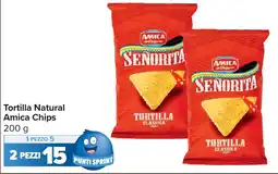 Carrefour Tortilla Natural Amica Chips offerta