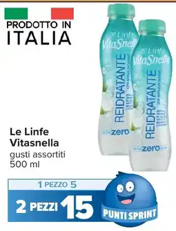 Carrefour Le Linfe Vitasnella offerta