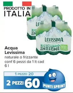 Carrefour Acqua Levissima offerta