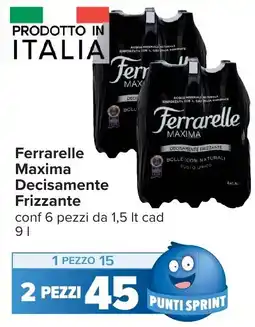 Carrefour Ferrarelle Maxima Decisamente Frizzante offerta