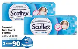 Carrefour Fazzoletti Tutti Giorni Scottex offerta