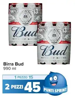 Carrefour Birra Bud offerta
