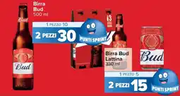 Carrefour Birra Bud offerta