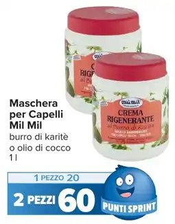 Carrefour Maschera per Capelli Mil Mil offerta