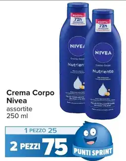 Carrefour Crema Corpo Nivea offerta