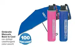Carrefour Ombrello Manuale Back to Cool offerta