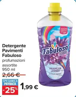 Carrefour Detergente Pavimenti Fabuloso offerta