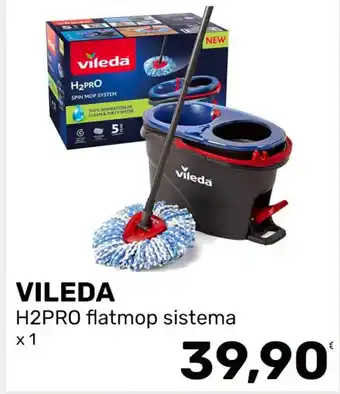 Vileda H2PRO flatmop sistema