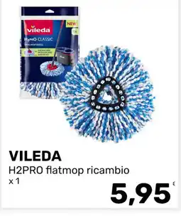 Iper Tosano Vileda H2PRO flatmop ricambio offerta